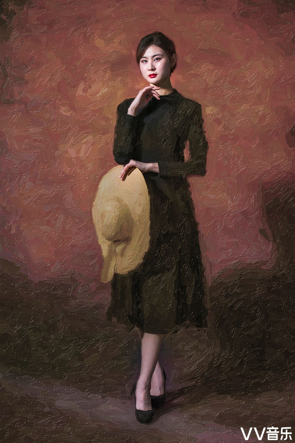 画意摄影油画人物