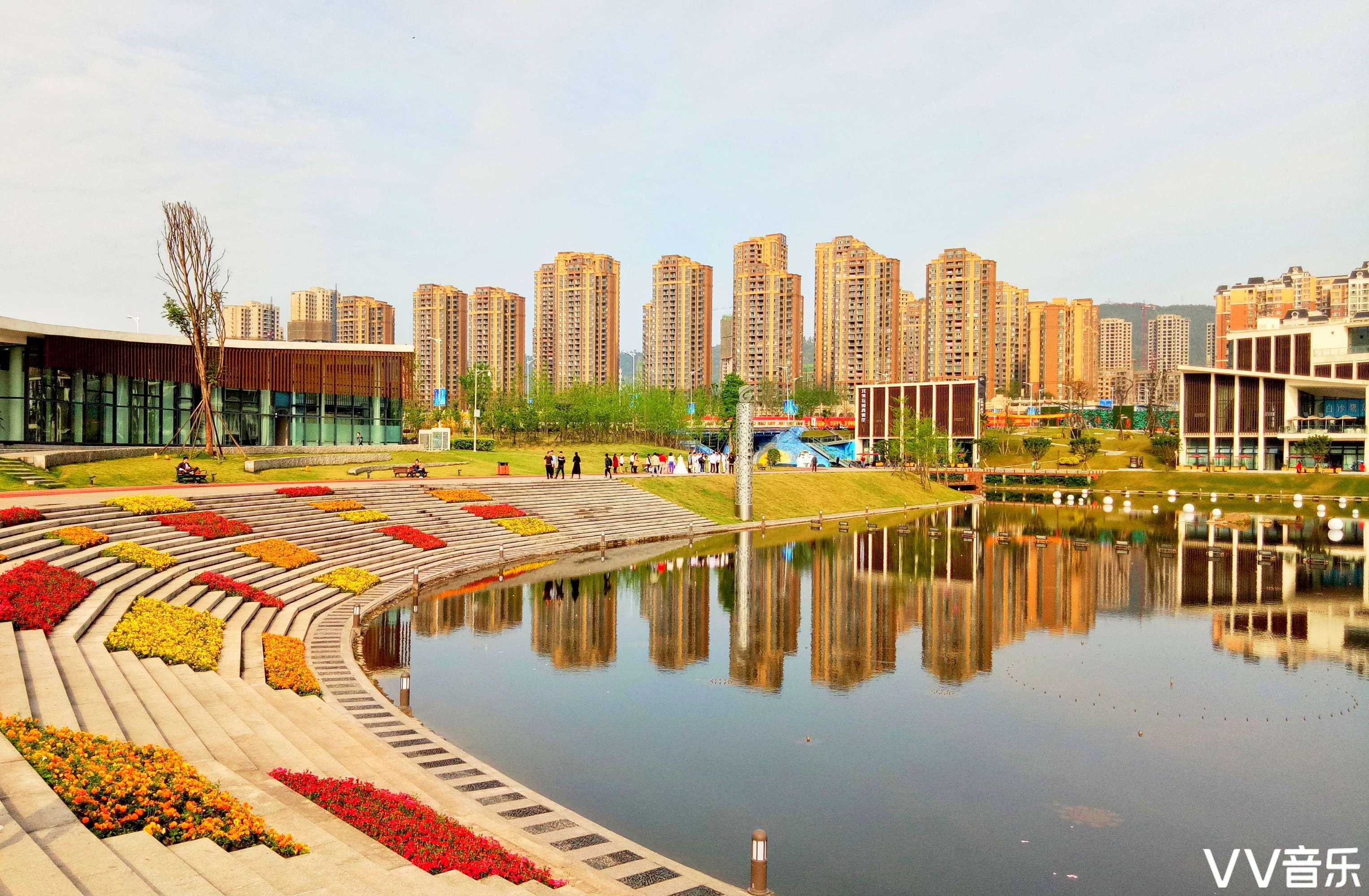 李帮学作品 ‖ 城市湿地公园一一白沙湖