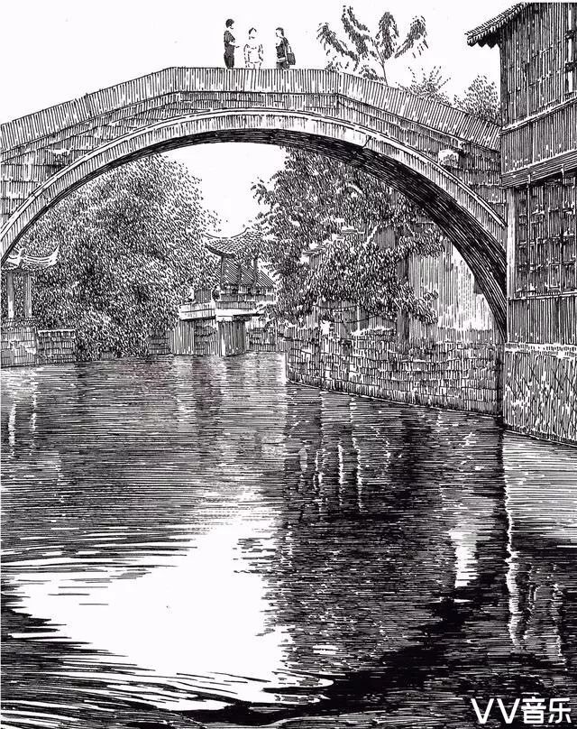 中国极品六大钢笔画