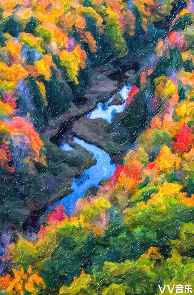 画意摄影油画醉秋