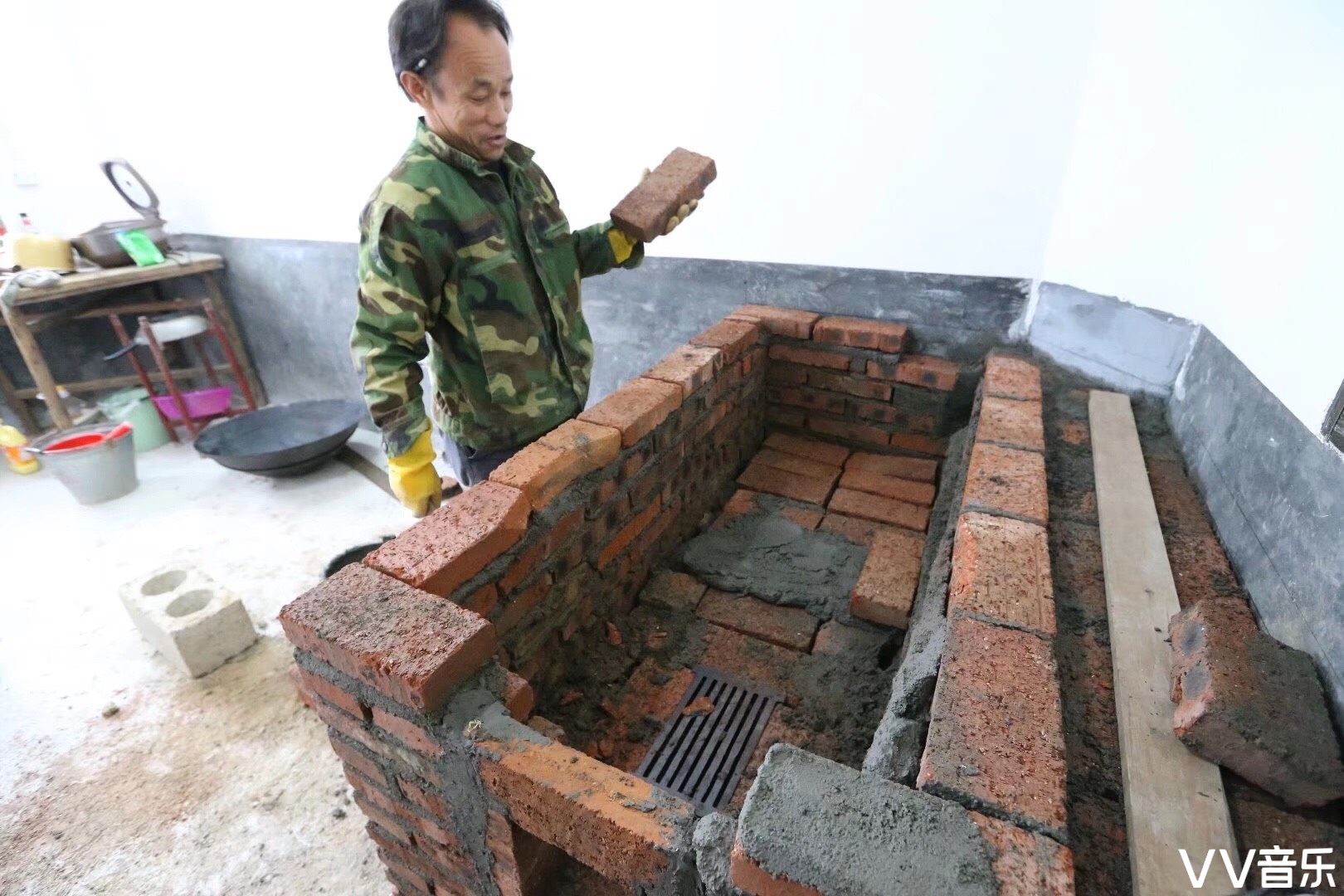 柴火灶的制作