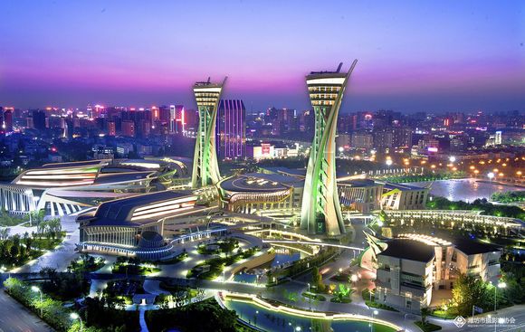 潍坊风筝都的秀美景色