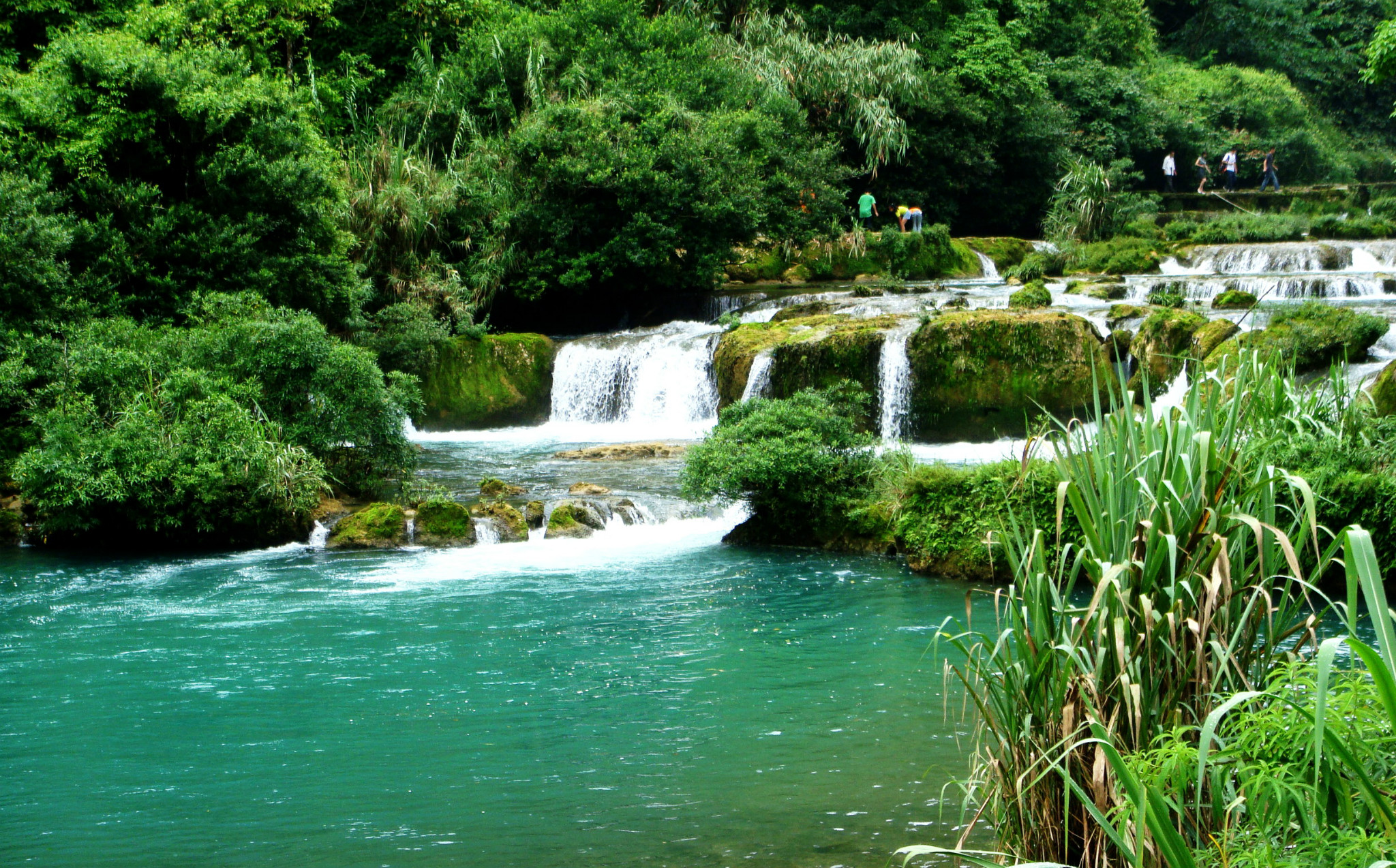 青山绿水自然风景农村图片