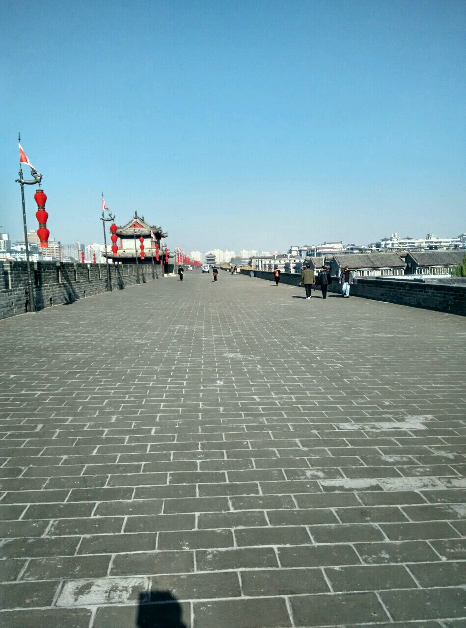 古城墙上