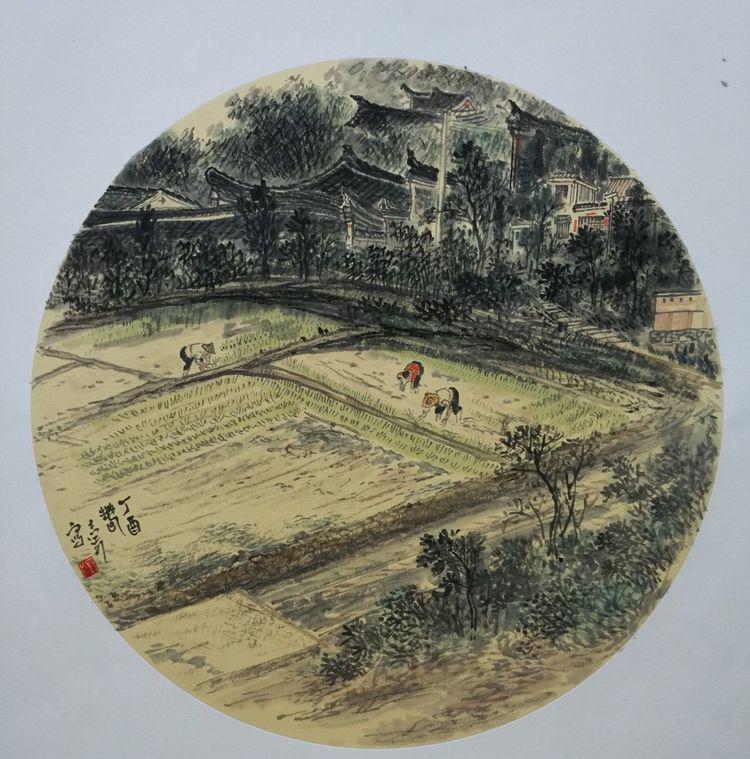 寻找失落的文明: 齐志前2017江南水墨写生系列作品(四)